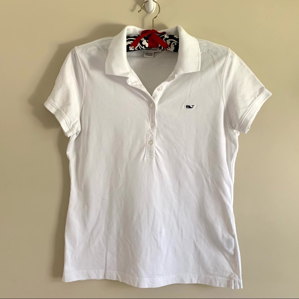 Vineyard Vines Women’s Polo Shirt Size S EUC